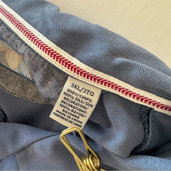 Tommy Bahama New York Mets NY Hawaiian Shirt Mens 3XL Royal 100% Silk - Picture 6 of 16